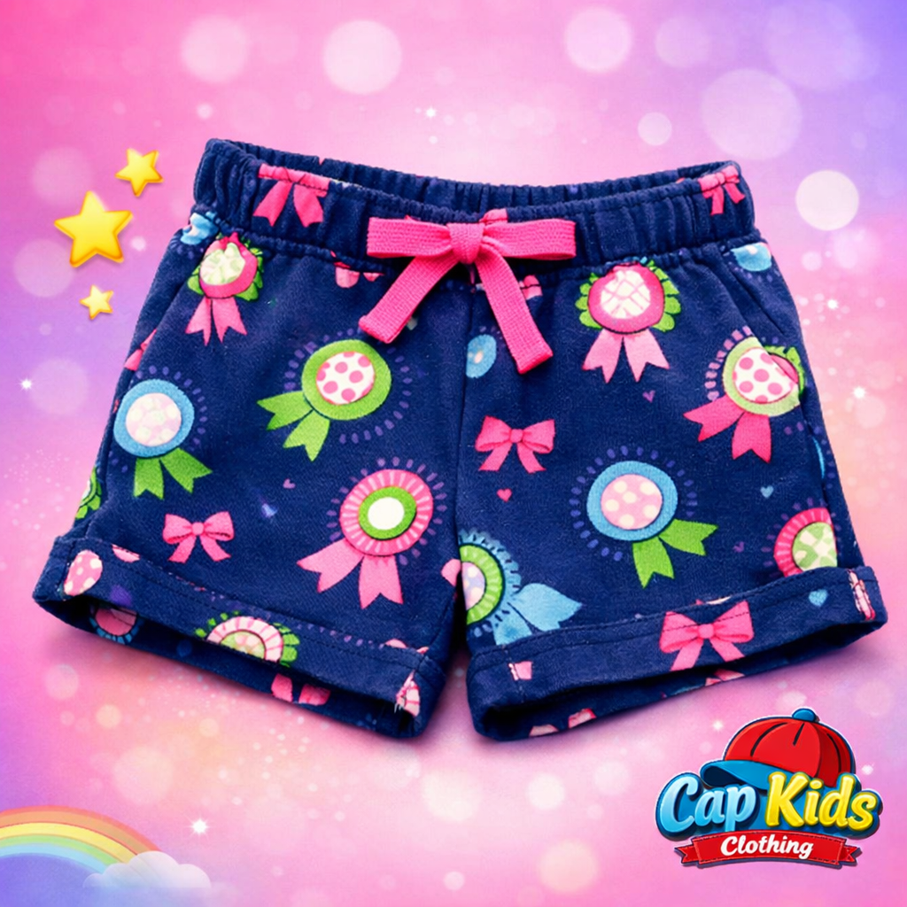 printed girls short