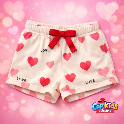 printed girls short